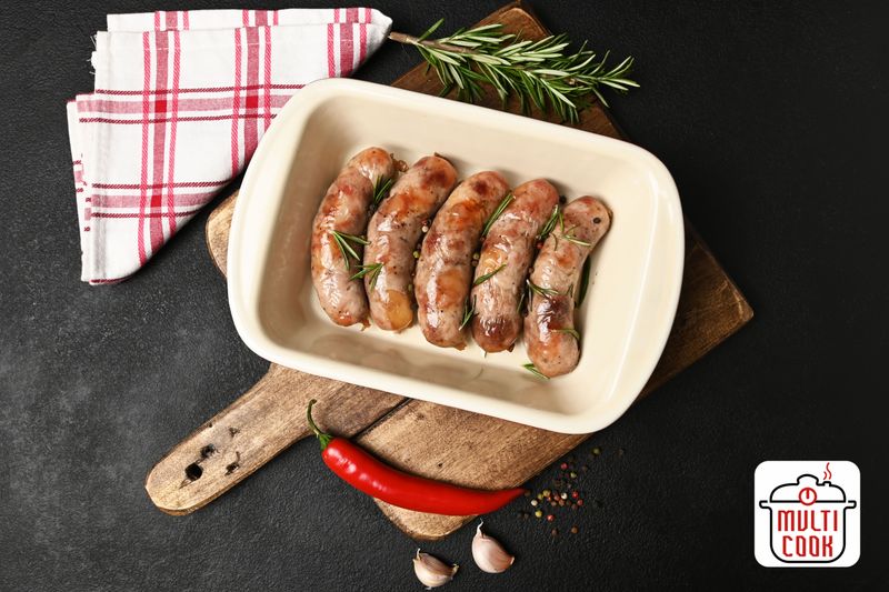 Grilled pork sausage